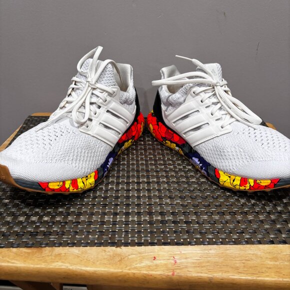 Adidas Women's UltraBoost 5.0 DNA 'White Floral' SZ: 9.5 - Picture 4 of 15